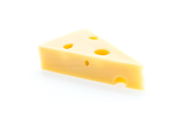Cheese isolated on white