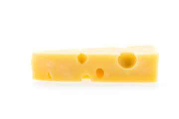 Cheese isolated on white