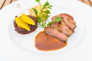 Steak duck
