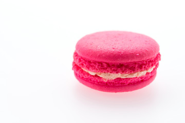 Macaroons isolated on white