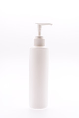 Pump bottle isolated on white