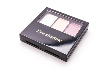 Eye shadow cosmetic isolated on white background