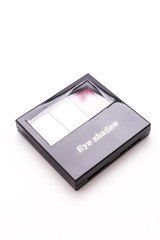 Eye shadow cosmetic isolated on white background