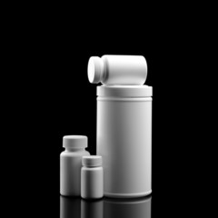 Supplements and Vitamins Bottles and Containers