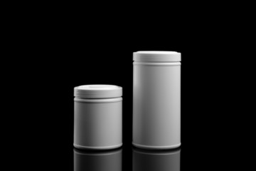 Supplements and Vitamins Bottles and Containers