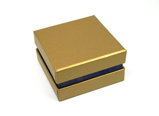 Golden gift box
