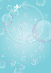 Blue valentine background