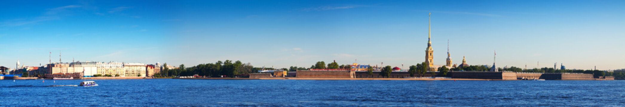 View of St. Petersburg. Peter and Paul Fortress