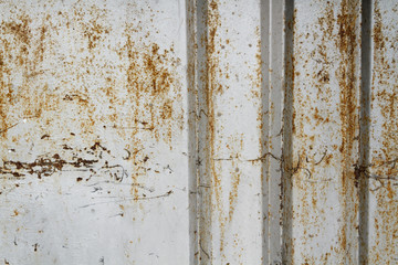 Old tin panel