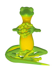 Fototapeta premium Gecko meditation