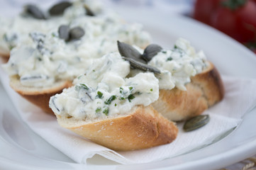 Pumpkin seed spread