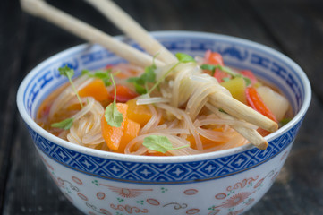 Glass noodle soup