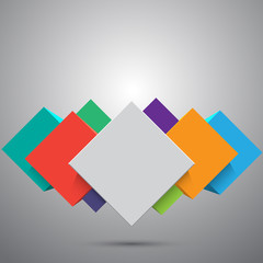 Abstract cubes background. EPS10 vector