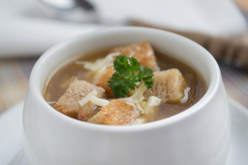 Onion soup
