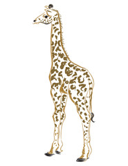 Abstract Giraffe