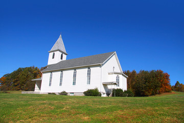 Fototapeta na wymiar Beautiful church in West Virginia