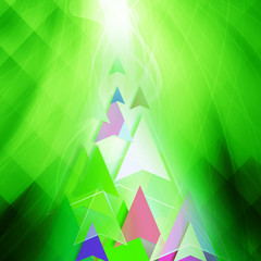 Arrow  on abstract  background