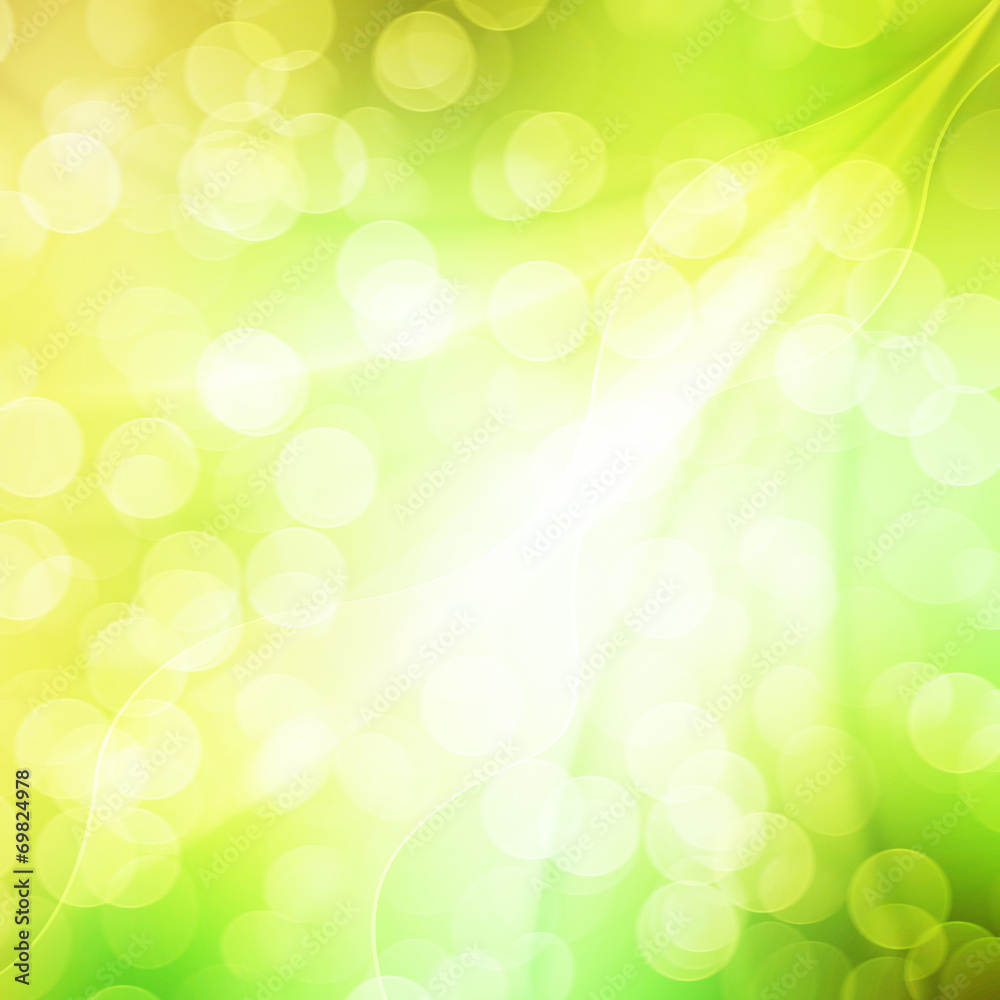 Poster bokeh background