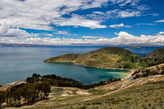 Gorgeous Landscape of Isla del Sol, Bolivia