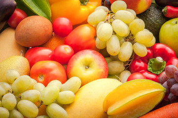 Fruits and vegetables for healthy