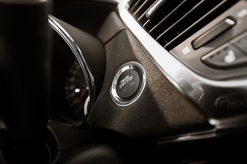 Modern Car Ignition Button