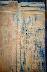 Rusty metal plank