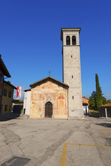 Fototapeta na wymiar Cividale del Friuli - Church Santi Pietro e Biagio