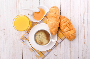 breakfast with coffee
