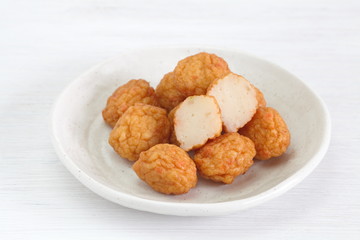 Japanese traditional food and food ingredients boiled fish paste