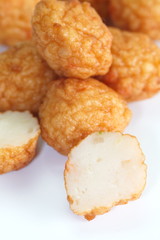 Japanese traditional food and food ingredients boiled fish paste