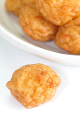 Japanese traditional food and food ingredients boiled fish paste