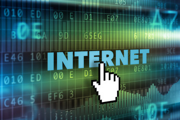 Internet technology concept