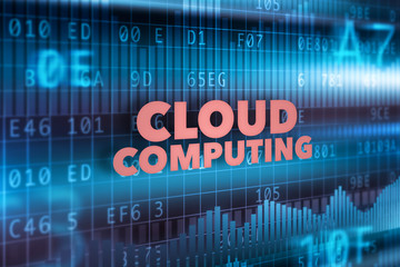 Cloud computing technology concept