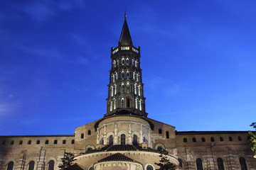 Fototapeta na wymiar Basilique Saint Sernin, Toulouse