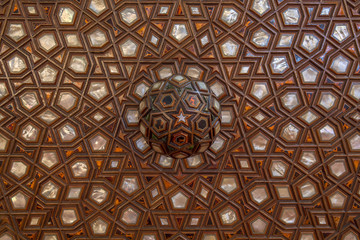 Pearl decoration in Blue Mosque, Istanbul, Turkey
