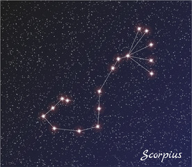 Fototapeta premium constellation scorpius