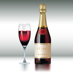 Bottle of champagne