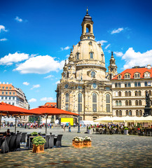 Obraz premium The ancient city of Dresden, Germany.