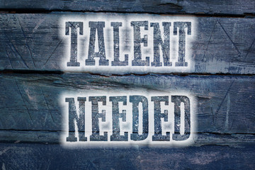 Talent Needed Concept