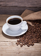 warm cup of coffee