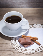 warm cup of coffee