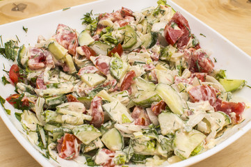 Traditional summer salad