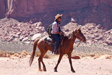 USA - horse riding in Monument valley - 69840160