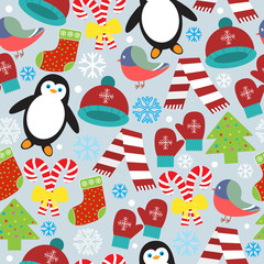 Christmas seamless background