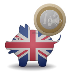 Obraz premium uk euro