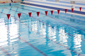 Obraz premium Indoor pool competition
