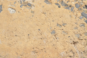 Concrete with stones
