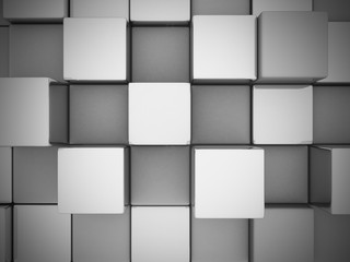 Abstract 3d blocks background