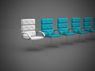 office chairs one standing out