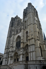Fototapeta premium Cathédrale Saints-Michel-et-Gudule de Bruxelles